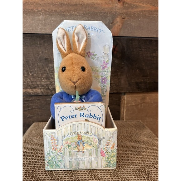 Eden Storybook Gift Set BEATRIX POTTER Peter Rabbit NEW IN BOX MINI 7" Plush - Picture 1 of 4